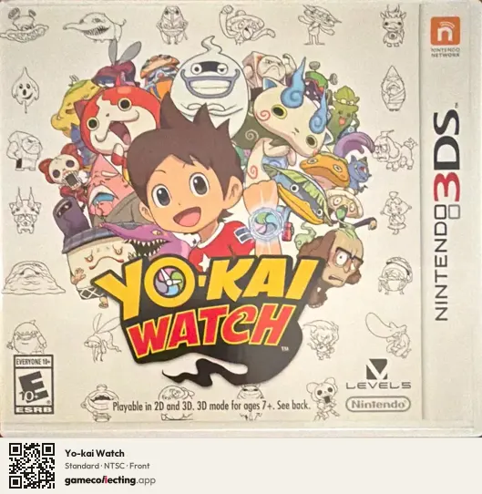 Yo-kai Watch Nintendo 3DS, NTSC box front
