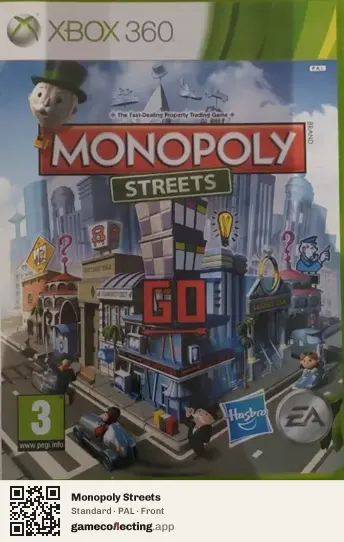 Monopoly Streets Xbox 360, PAL box front