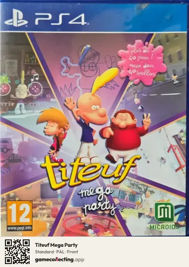 Titeuf Mega Party PlayStation 4, PAL box front