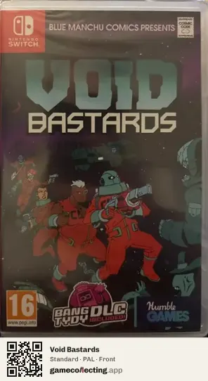 Void Bastards Nintendo Switch, PAL box front