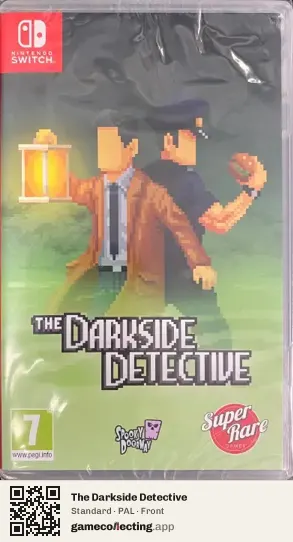The Darkside Detective Nintendo Switch, PAL box front