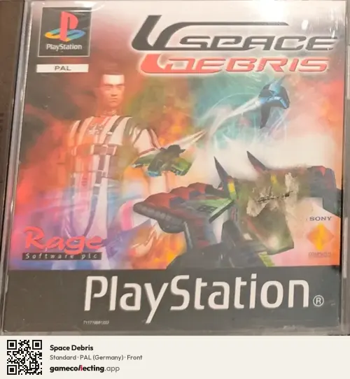 Space Debris PlayStation, Germany box front