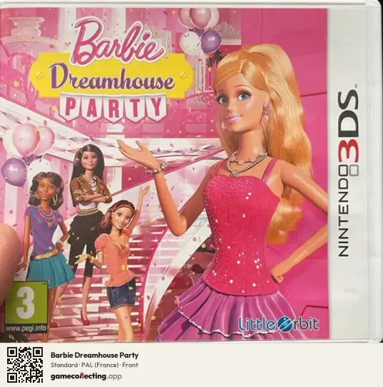 Barbie Dreamhouse Party Nintendo 3DS, France box front