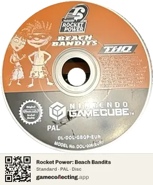Rocket Power: Beach Bandits Nintendo GameCube, PAL disc