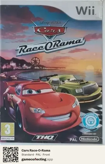 Cars Race-O-Rama Nintendo Wii, PAL box front