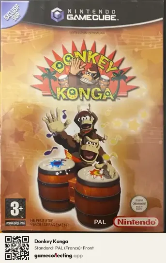 Donkey Konga Nintendo GameCube, France box front
