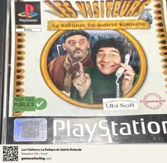 Les Visiteurs: La Relique de Sainte Rolande PlayStation, PAL box front