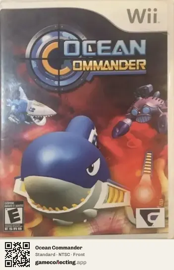 Ocean Commander Nintendo Wii, NTSC box front