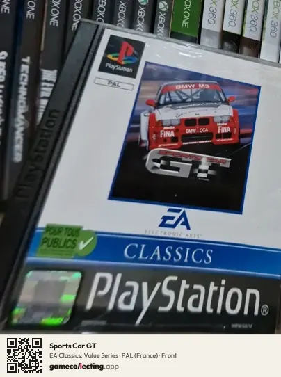 Sports Car GT PlayStation, France box front