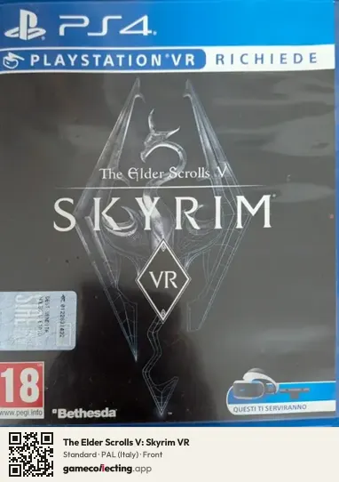 The Elder Scrolls V: Skyrim VR PlayStation 4, Italy box front