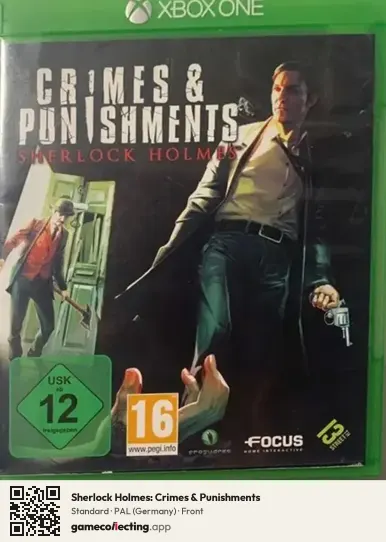 Sherlock Holmes: Crimes & Punishments Xbox One, Germany box front