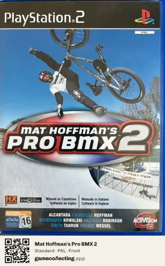 Mat Hoffman's Pro BMX 2 PlayStation 2, PAL box front