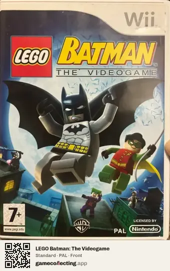 LEGO Batman: The Videogame Nintendo Wii, PAL box front