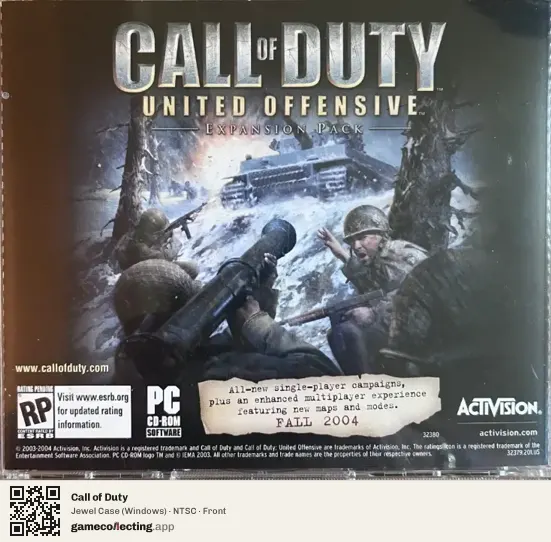 Call of Duty Computer, NTSC box front