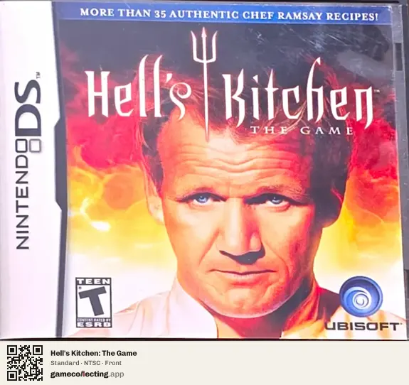 Hell's Kitchen: The Game Nintendo DS, NTSC box front