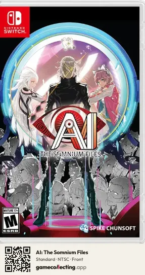 AI: The Somnium Files Nintendo Switch, NTSC box front