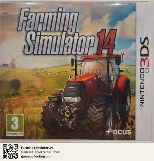 Farming Simulator 14 Nintendo 3DS, France box front