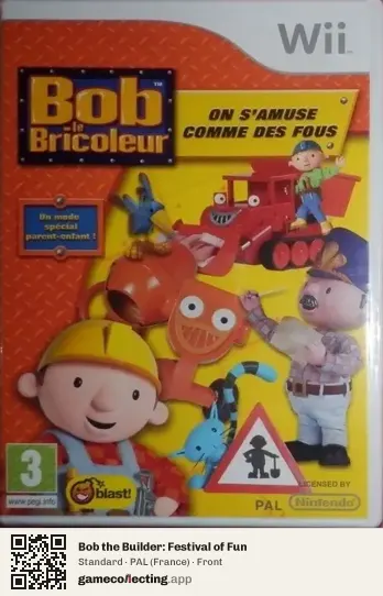 Bob the Builder: Festival of Fun Nintendo Wii, France box front