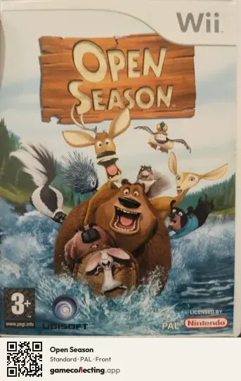 Open Season Nintendo Wii, PAL box front