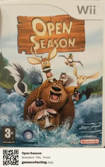 Open Season Nintendo Wii, PAL box front