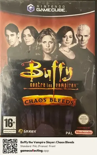 Buffy the Vampire Slayer: Chaos Bleeds Nintendo GameCube, France box front