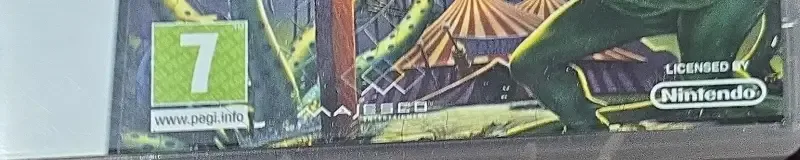 Goosebumps HorrorLand, the PEGI square on its front