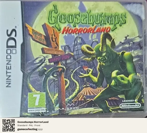 Goosebumps HorrorLand Nintendo DS, PAL box front