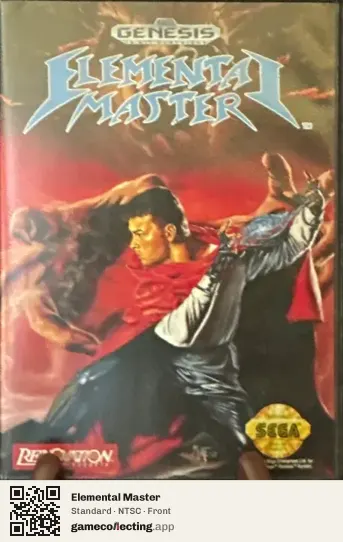 Elemental Master Sega Mega Drive / Genesis, NTSC box front
