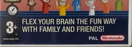 Big Brain Academy: Wii Degree, the PEGI square on its front