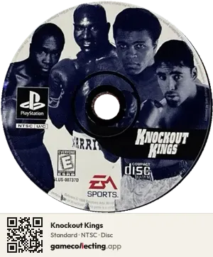 Knockout Kings PlayStation, NTSC disc