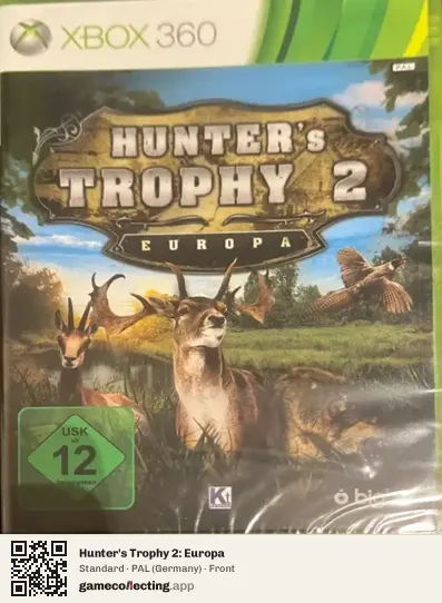 Hunter's Trophy 2: Europa Xbox 360, Germany box front