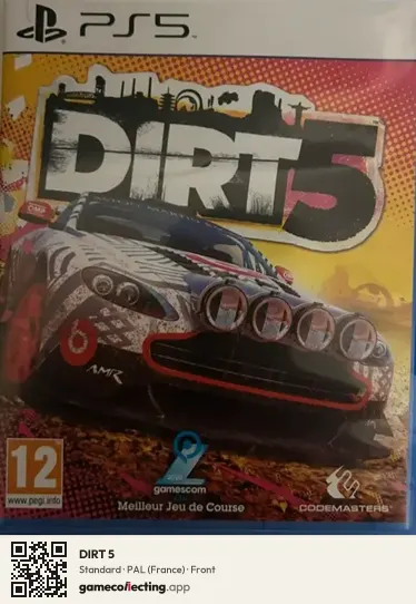 DIRT 5 PlayStation 5, France box front