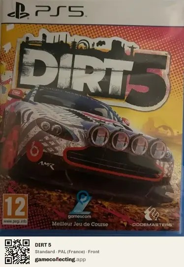 DIRT 5 PlayStation 5, France box front
