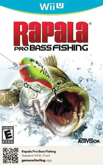 Rapala Pro Bass Fishing Nintendo Wii U, NTSC box front