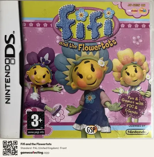 Fifi and the Flowertots Nintendo DS, United Kingdom box front