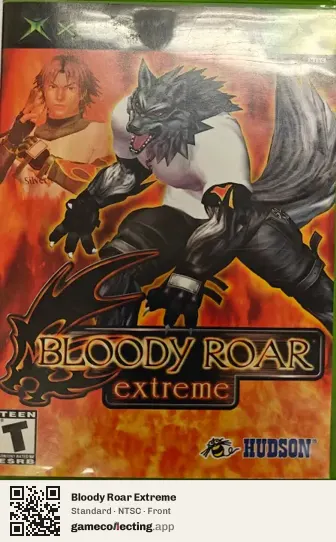 Bloody Roar Extreme Xbox, NTSC box front