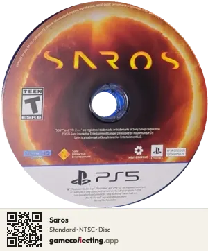 Saros PlayStation 5, NTSC disc