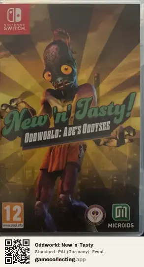 Oddworld: New 'n' Tasty Nintendo Switch, Germany box front