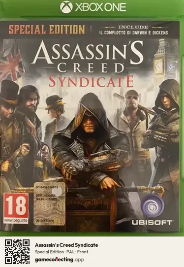 Assassin's Creed Syndicate Xbox One, PAL box front
