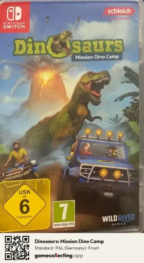 Dinosaurs: Mission Dino Camp Nintendo Switch, Germany box front