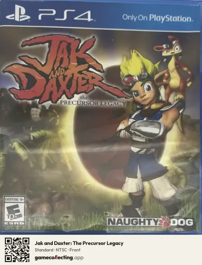Jak and Daxter: The Precursor Legacy PlayStation 4, NTSC box front