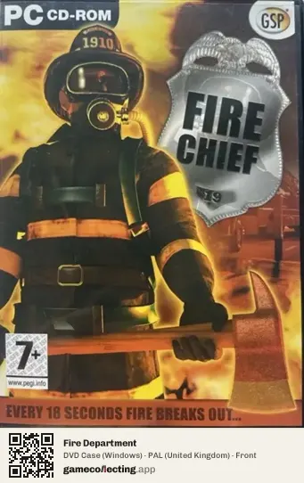 Fire Department Computer, United Kingdom box front
