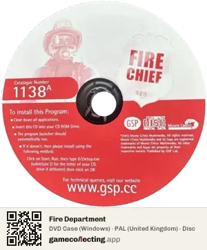 Fire Department Computer, PAL disc