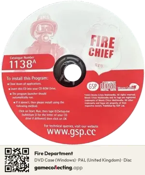 Fire Department Computer, PAL disc