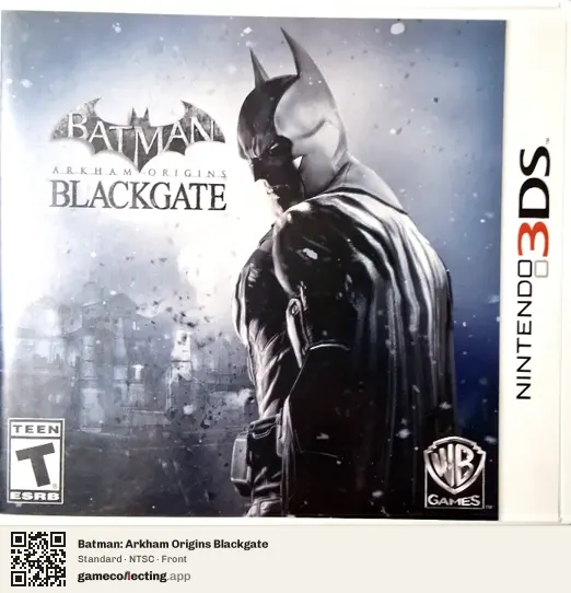 Batman: Arkham Origins Blackgate Nintendo 3DS, NTSC box front