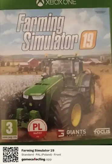 Farming Simulator 19 Xbox One, Poland box front