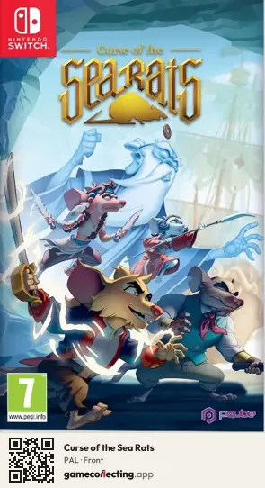 Curse of the Sea Rats Nintendo Switch, PAL box front