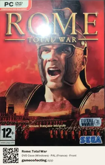 Rome: Total War Computer, France box front