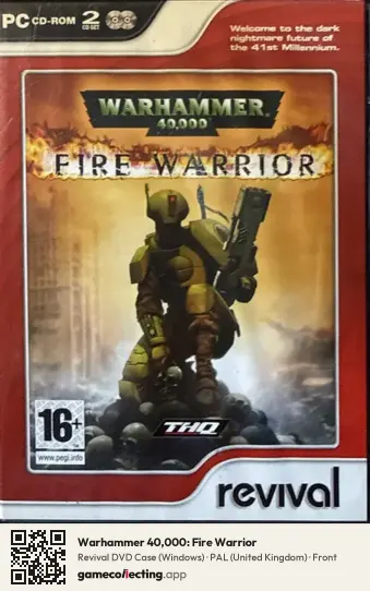 Warhammer 40,000: Fire Warrior Computer, United Kingdom box front