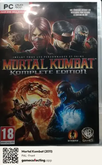 Mortal Kombat (2011) Computer, PAL box front
